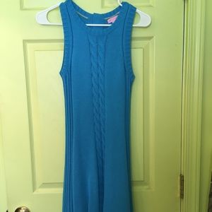 Lilly Pulitzer Elise Sweater Dress Ariel Blue